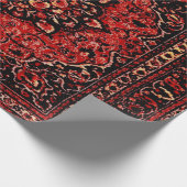 Papier Cadeau Regard de tapis de Perse dans le domaine teinté (Coin)