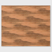 Papier Cadeau Regard du bois de grain d'eucalyptus naturel (Plat)