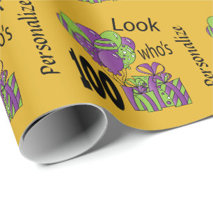 Papier Cadeau Regardez qui est 100 % pipe% personnalise