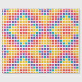 Papier Cadeau Regenbogen Muster Grafisch (Plat)
