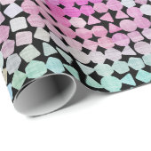 Papier Cadeau régime arc-en-ciel : (Coin rond)