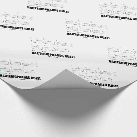 Papier Cadeau Règle de bactériophages ! (ADN de virus de (Coin)