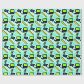 Papier Cadeau Règle de portable (Plat)