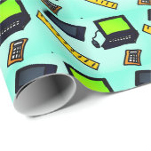 Papier Cadeau Règle de portable (Coin rond)