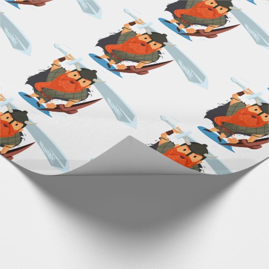 Papier Cadeau Règle de Vikings (Coin)