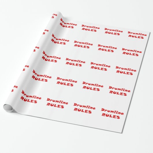 Papier Cadeau Règles de Drumline (Déroulé)