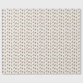 Papier Cadeau Reindeer Games – Seamless Festive Holiday Pattern  (Plat)