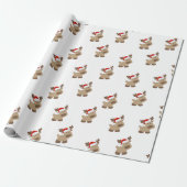 Papier Cadeau Reindeer gift wrap (Déroulé)