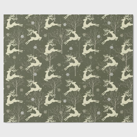 Papier Cadeau Reinder (Plat)