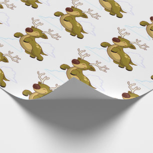 Papier Cadeau Reinder