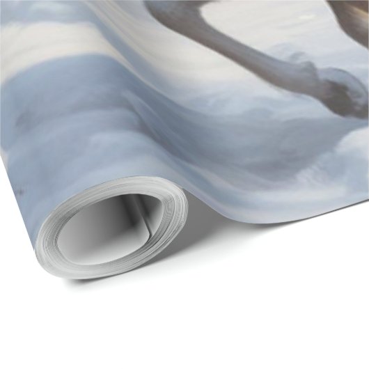 Papier Cadeau Reinder (Coin rond)