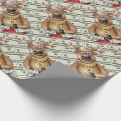 Papier Cadeau Reinder argent comptant (Coin)