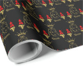 Papier Cadeau Reine (Coin rond)