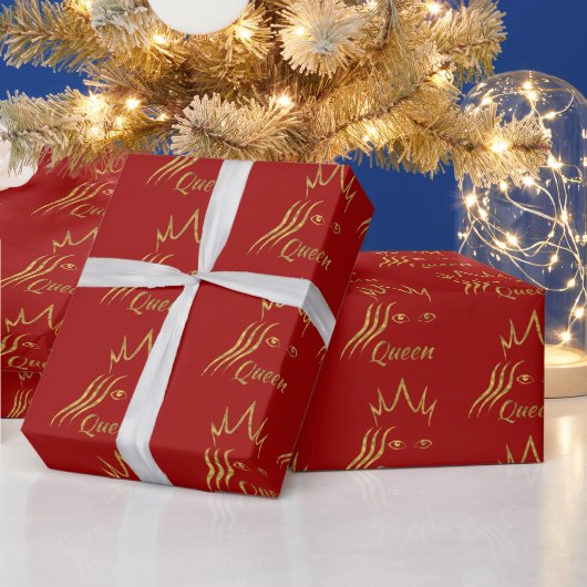 Papier Cadeau Reine (Vacances)