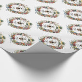 PAPIER CADEAU REINE BEE BOTANIQUE VINTAGE MODERNE (Coin)