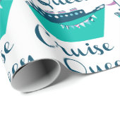 Papier Cadeau Reine de croisière (Coin rond)