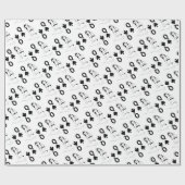 Papier Cadeau Reine de fille Thunder_Cove de bikini de pelles (Plat)