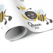 Papier Cadeau Reine des abeilles (Coin rond)