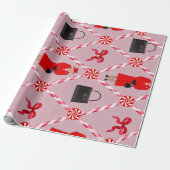 Papier Cadeau Reine des Fêtes  (Déroulé)