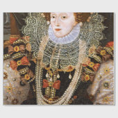 Papier Cadeau Reine Elizabeth I (Plat)