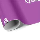 Papier Cadeau Reine pour une journée (Coin rond)