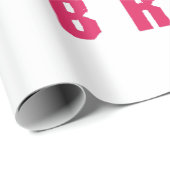 Papier Cadeau Relax Bro Lacrosse (Coin rond)