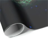 Papier Cadeau Rémanent de supernova de la nébuleuse du Crabe Com (Coin rond)