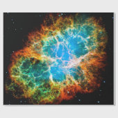 Papier Cadeau Rémanent de supernova de la nébuleuse du Crabe pho (Plat)