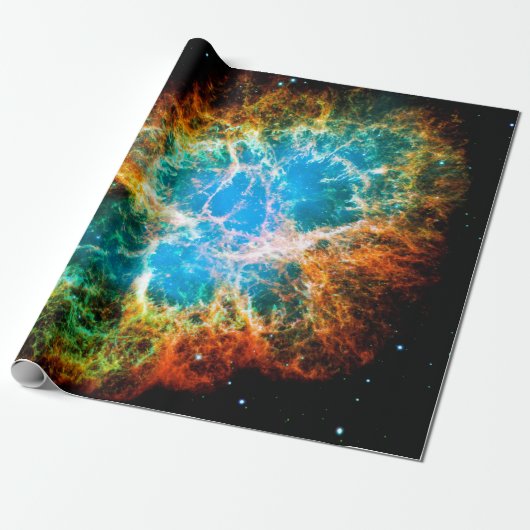 Papier Cadeau Rémanent de supernova de la nébuleuse du Crabe pho (Déroulé)