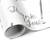 Papier Cadeau Remerciements (Coin rond)