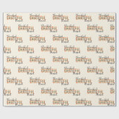 Papier Cadeau Remerciements à la bienheureuse guépard'impression (Plat)