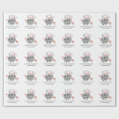 Papier Cadeau Remerciements à nos clients pour leur confiance |  (Plat)