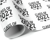 Papier Cadeau Remise des diplômes de la promotion 2027 de Star (Coin rond)