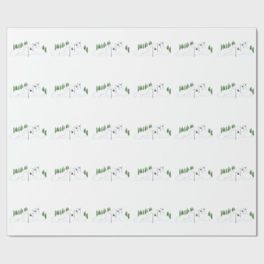 Papier Cadeau Remonte-pente (Plat)