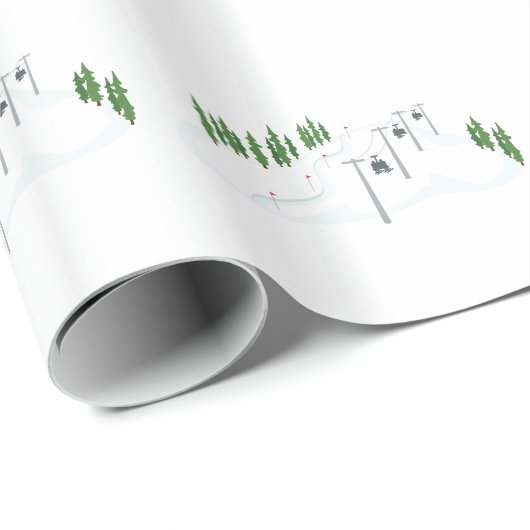 Papier Cadeau Remonte-pente (Coin rond)