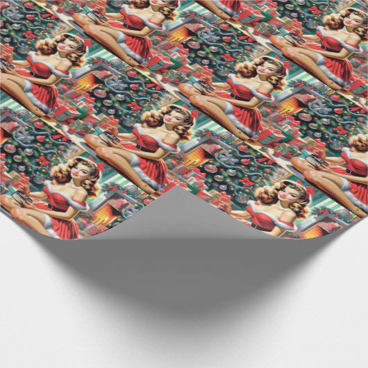 Papier Cadeau Remorque de Noël (Coin)