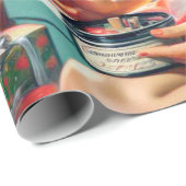 Papier Cadeau Remorque de Noël (Coin rond)