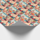 Papier Cadeau Remorque été (Coin)