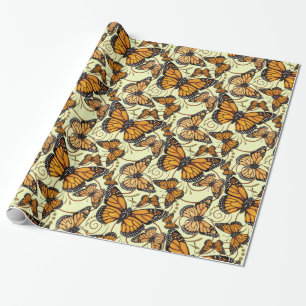 Papier Cadeau Remous de papillon de monarque