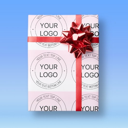 Papier Cadeau Remplacement de logo facile & Texte éditable Ombre