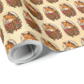 Papier Cadeau Renard (Coin rond)