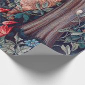 Papier Cadeau Renard dans la forêt, William Morris (Coin)