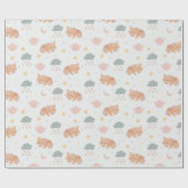 Papier Cadeau Renard dormant (Plat)