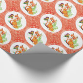 Papier Cadeau renard et papillon (Coin)