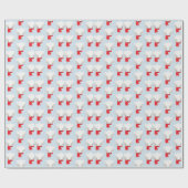 Papier Cadeau Renard hivernal (Plat)