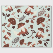 Papier Cadeau Renard lunaire (Plat)