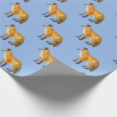 Papier Cadeau Renard rouge (Coin)