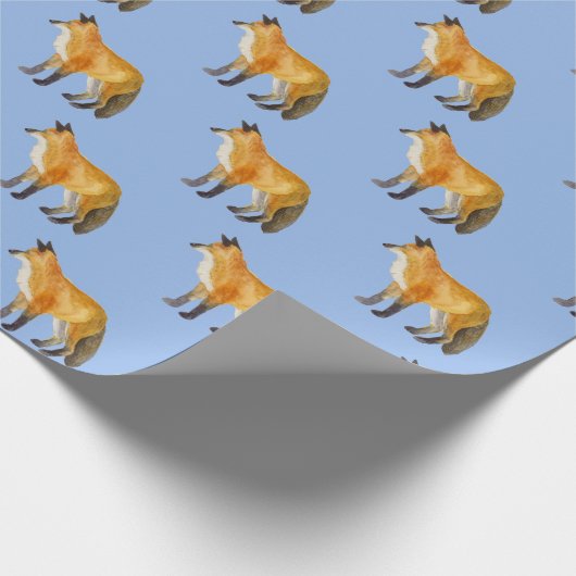 Papier Cadeau Renard rouge (Coin)