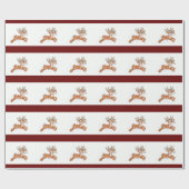 Papier Cadeau Renard vintage (Plat)