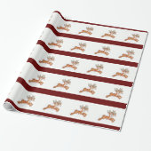 Papier Cadeau Renard vintage (Déroulé)
